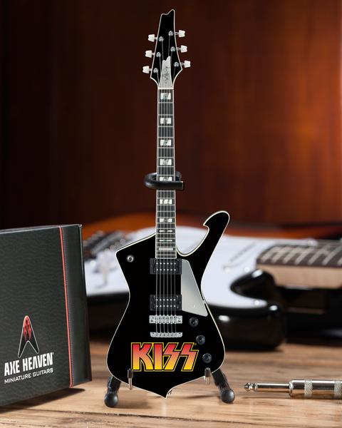 KISS - Officially Licensed KISS Logo Paul Stanley Iceman Miniature Guitar Model - NIB