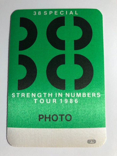 38 Special - Strength in Numbers Tour 186 - Backstage Pass