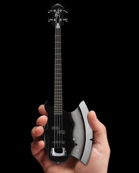 KISS - Officially Licensed KISS Gene Simmons Signature AXE Bass Mini Guitar Model - NIB