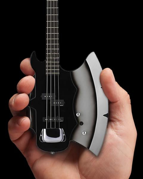 KISS - Officially Licensed KISS Gene Simmons Signature AXE Bass Mini Guitar Model - NIB