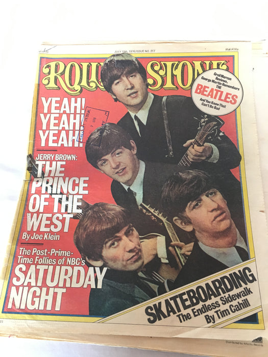 The Beatles - 5 - 1970's and 80's Magazines (4 Rolling Stone + A "Will They Reunite?" magazine)