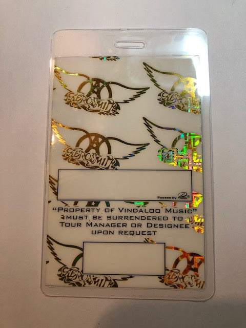 Aerosmith - Girls of Summer 2002 - Foil Backstage Pass