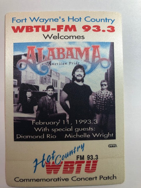Alabama - Concert 1993 - Radio Promo - Backstage Pass