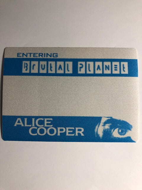 Alice Cooper - Brutal Planet Tour 2000 - Backstage Pass