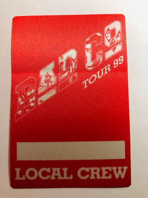 Bad Company - The Reunion Tour 1999 - Backstage Pass