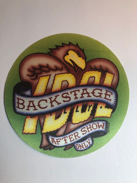 Billy Idol - Charmed Life Tour 1990 - Backstage Pass