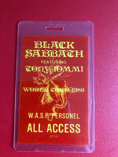 Black Sabbath World Tour 1986