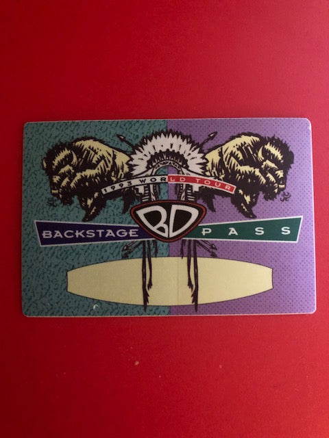 Rare Bob Dylan Backstage Pass