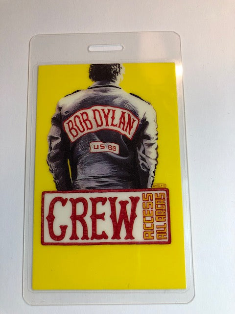 Bob Dylan - Interstate 88 Tour 1988 - Backstage Pass