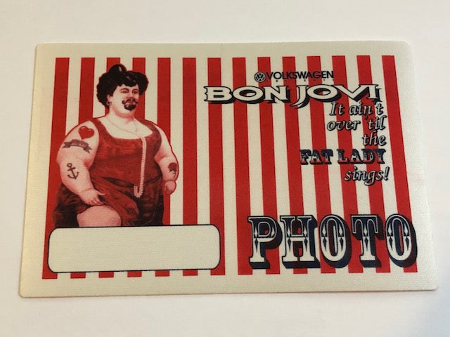 Bon Jovi - It Ain't Over Until the Fat Lady Sings Cour - Backstage Pass 1993