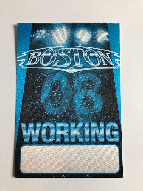 Boston - Backstage Concert Pass - Working Crew