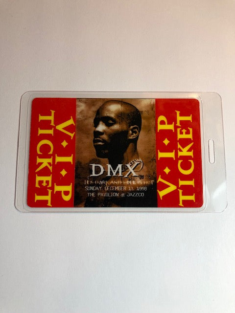 DMX - It's Dark and Hell is Hot Tour 1998 - Backstage Pass **Rare