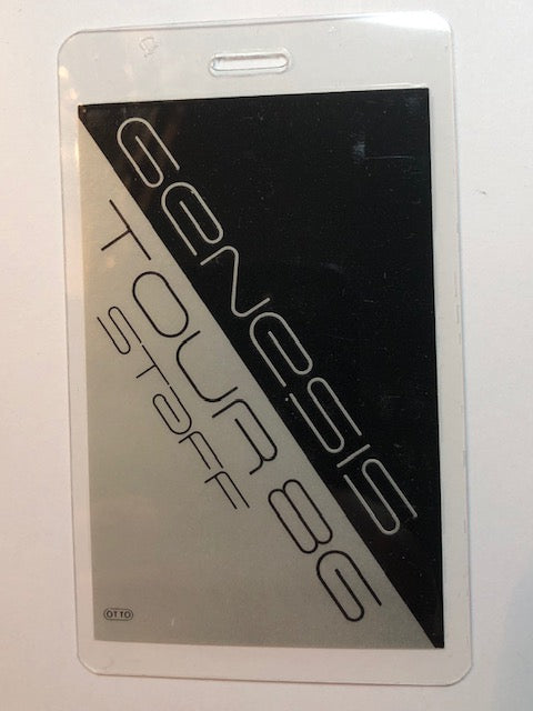Genesis - Invisible Touch Tour 1986 - Backstage Pass
