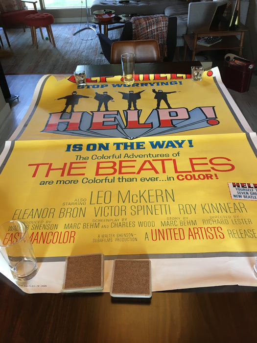 The Beatles - HELP!  Movie Poster
