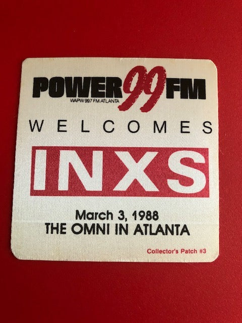INXS - Calling All Nations Tour 1988 - Radio Promo Backstage Pass