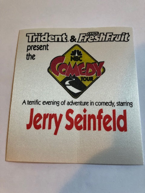 Comedy - Jerry Seinfeld - NBC Comedy Tour 1991 - Backstage Pass ** Rare