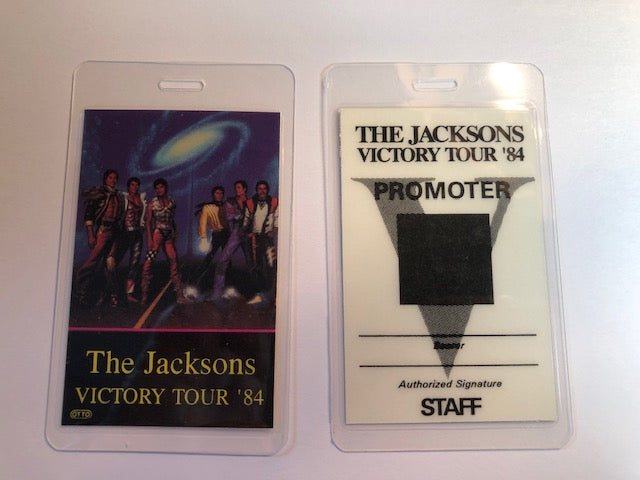 Michael Jackson - The Jacksons Victory Tour 1984 - Backstage Pass  ** Rare