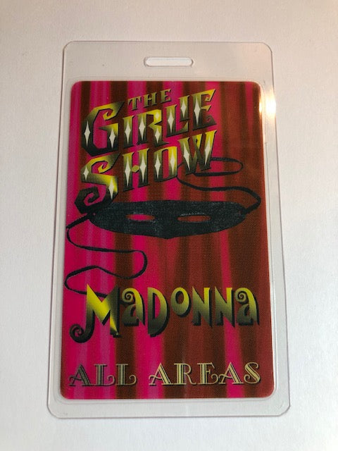 Madonna - The Girlie Show Tour 1993 - Backstage Pass