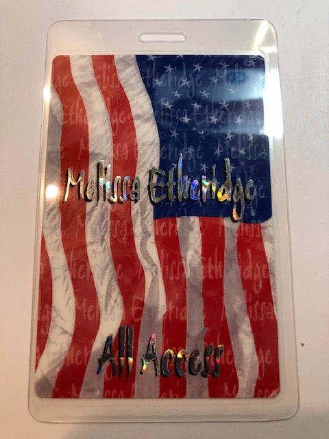 Melissa Etheridge - Live & Alone Tour 2002 - Foil Backstage Pass