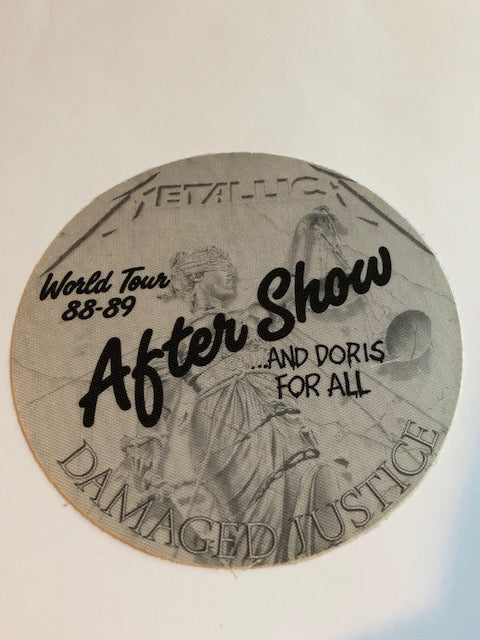 Metallica - Damaged Justice Tour 1988-89 - Backstage Pass