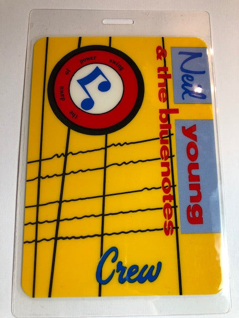 Neil Young - The Dawn of Power Swing Tour 1988 - Backstage Pass