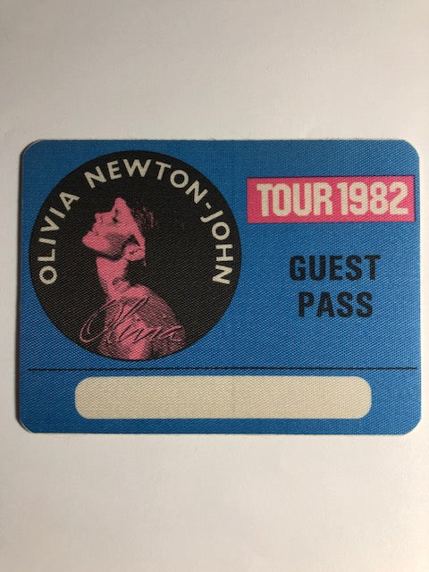 Olivia Newton-John - Physical Tour 1982 - Backstage Pass