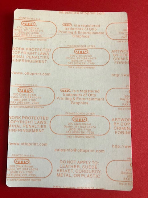 Paul McCartney - Back in the U.S. Tour - Backstage Pass Foil