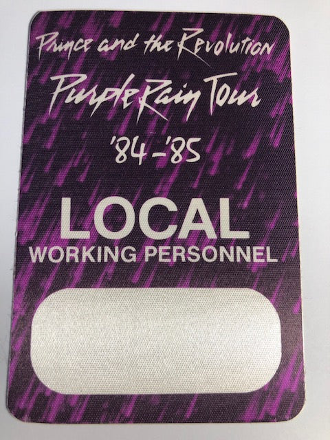 Prince & the Revolution - Purple Rain Tour 1984-85 - Backstage Pass