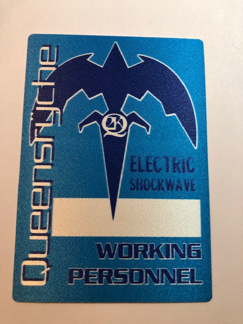 Queensryche - Electric Shockwave Tour 1999 - Backstage Pass