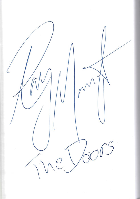 Ray Manzarek - The Doors - Signed Copy of "The Lizard King"