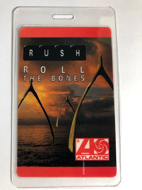RUSH - Roll the Bones Tour 1991 - Backstage Pass