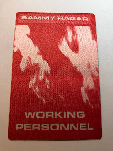 Sammy Hagar - Marching to Mars Tour 1997 - Backstage Pass
