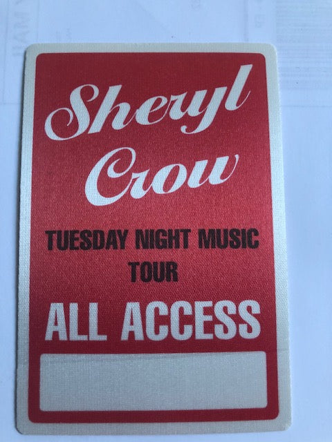 Sheryl Crow - Tuesday Night Music Club Tour 1994 - Backstage Pass