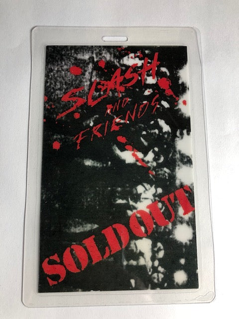 Guns N' Roses - Slash & Friends - Sold Out Tour - Backstage Pass