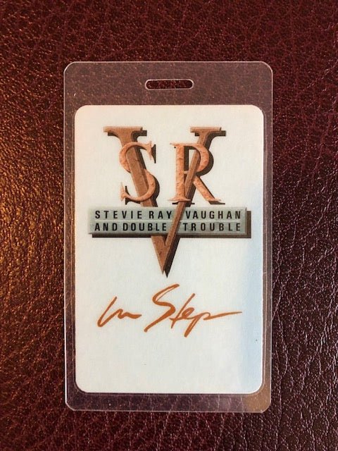 Stevie Ray Vaughan - In Step tour 1989 - VIP Backstage Pass