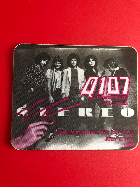 REO Speedwagon - Radio Promo at the Merriweather Post Pavilion 1981 - Backstage Pass