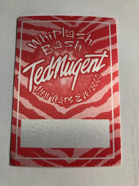 Special Event - Ted Nugent - Whiplash Bash Tour 2000 - New Year's Eve Party - Backstage Pass