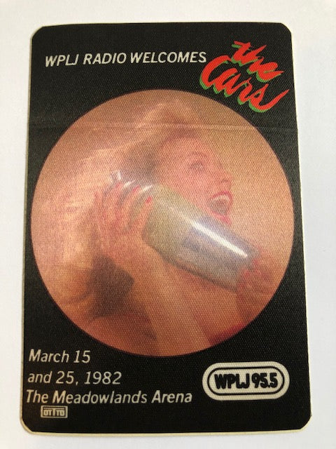 The Cars - The Meadowlands Arena 1982 - Backstage Pass