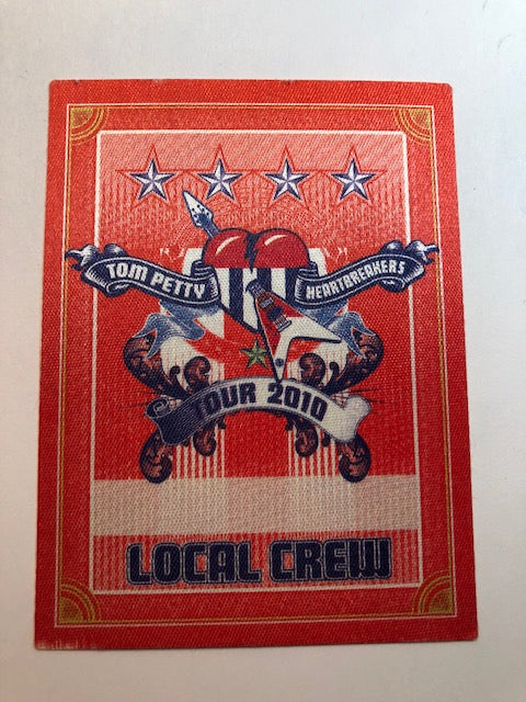 Tom Petty and the Heartbreakers - Pop Rock Music Tour 2010 - Backstage Pass