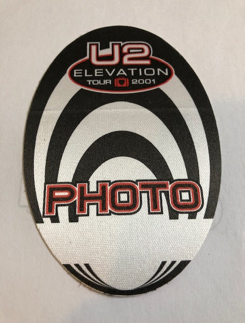 U2 - Photo Backstage Pass - Elevation Tour - 2001
