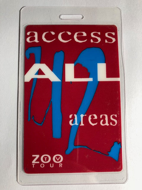 U2 - Zoo TV Tour 1992 - Backstage Pass