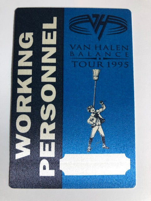 Van Halen - Balance Tour 1995 - Working Pass