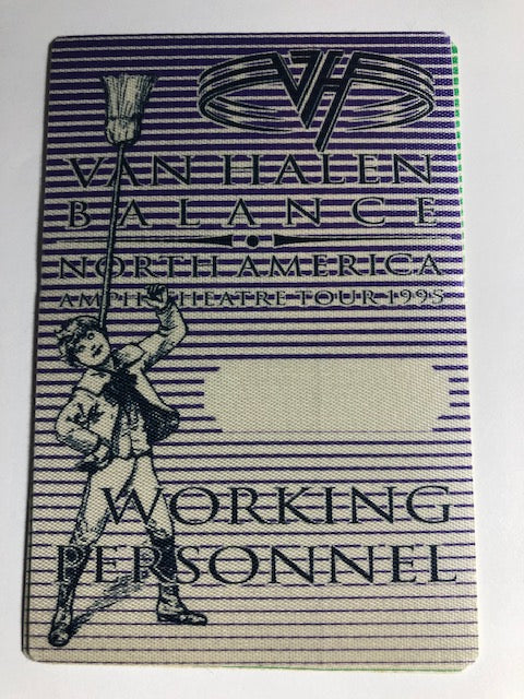 Van Halen - Balance Tour 1995- Backstage Pass