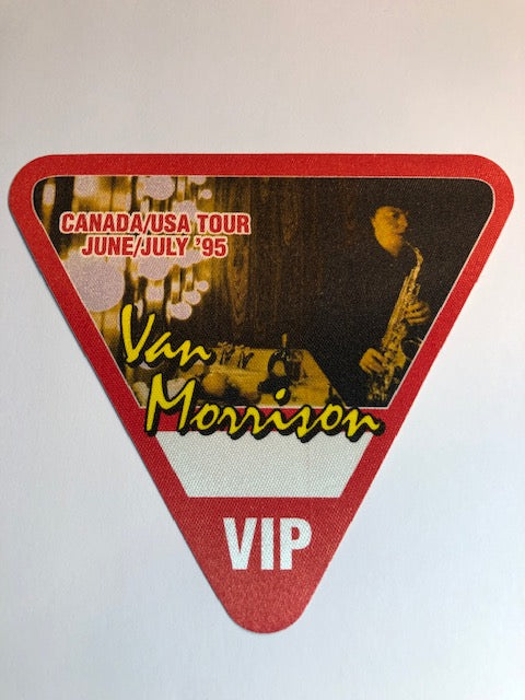 Van Morrison - USA / Canada Tour 1995 - VIP Backstage Pass