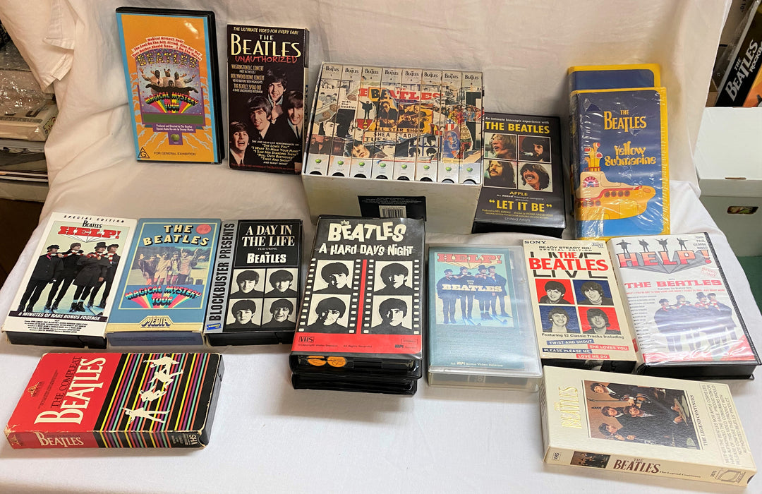 The Beatles - VHS Tape Lot