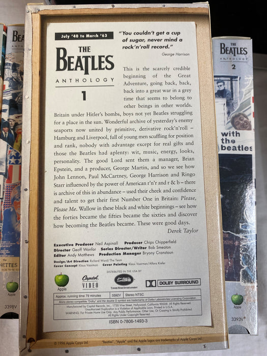 The Beatles - VHS Tape Lot