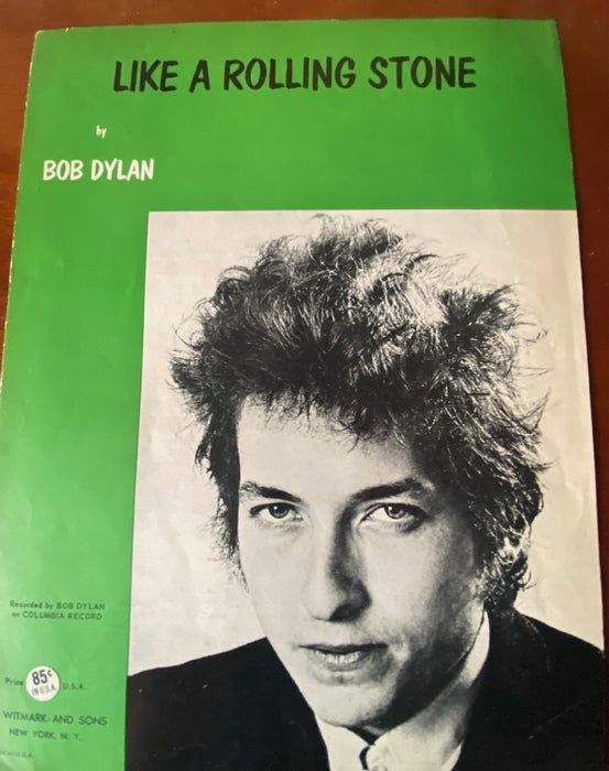 Bob Dylan - Like a Rolling Stone & All Along the Watchtower -Sheet Music  ** Rare