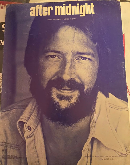 Eric Clapton - Vintage Sheet Music 2