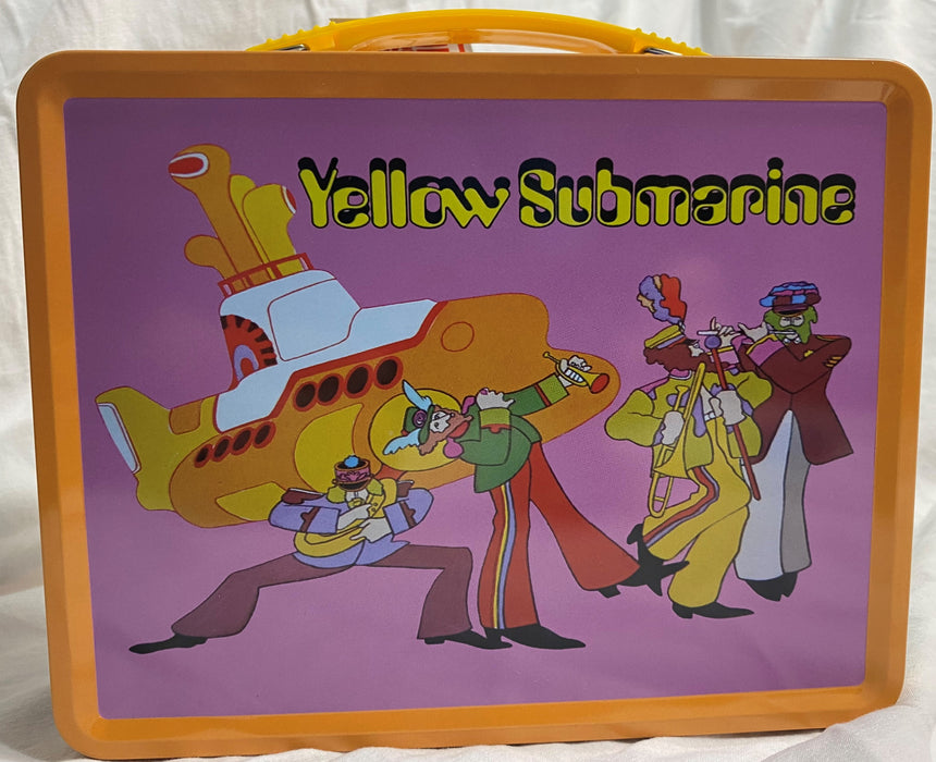 The Beatles - Beatles Abbey Road & Yellow Submarine Metal Lunchboxes
