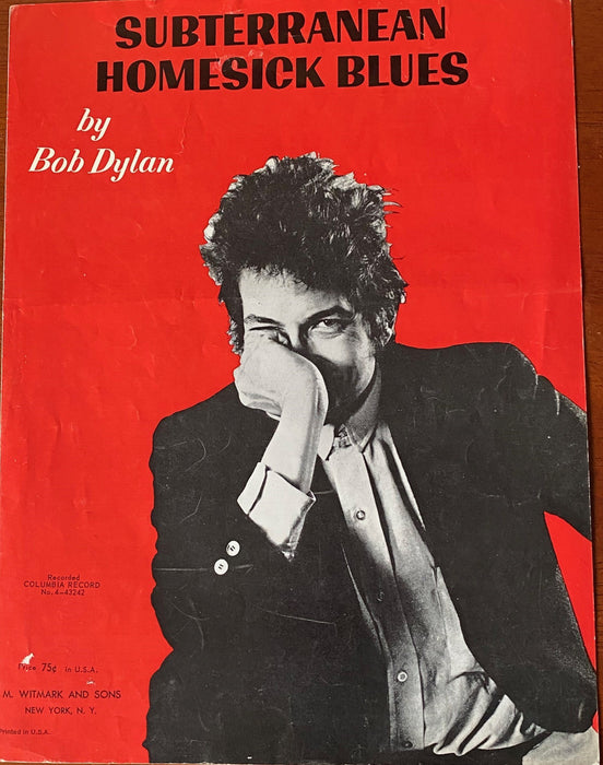 Bob Dylan - Positively 4th Street & Subterranean Homesick Blues - Sheet Music